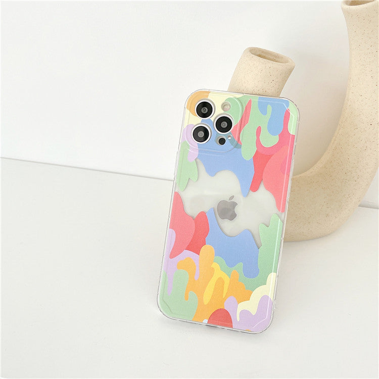 Compatible with Apple, Color Abstract Geometric Phone Case For IPhone Compatible with Apple, Color Abstract Geometric Phone Case For IPhone